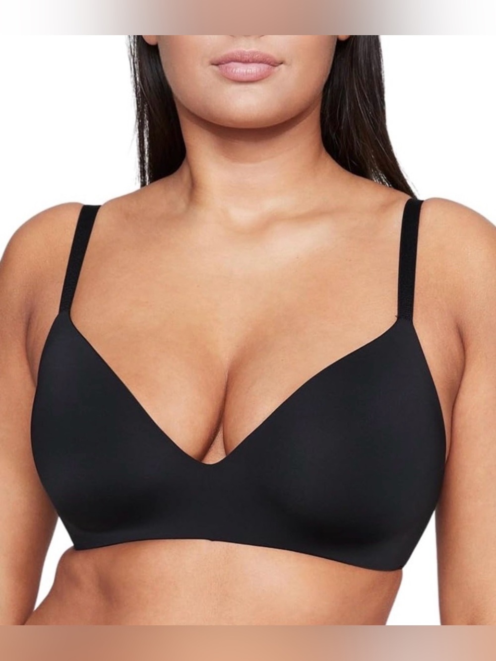 Victoria's Secret T-Shirt Lightly Lined Wireless Bra Black 38DD